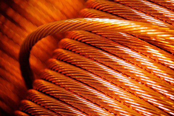Stranded copper wire